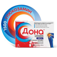 Дона порошок д/р-ра для приема внутрь 1500мг пак N20
