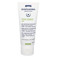 ISISPHARMA TEEN DERM Gel Гель для умывания для проблемной кожи очищающий отшелушивающий, туба 40 мл