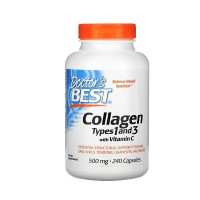 Doctors Best Коллаген 1 и 3 типа с витамином С капсулы 810мг №240