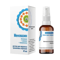 Меновазин раствор для наружного применения спиртовой 40мл флак-распылитель Кировская ФФ