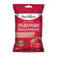 Herbion леденцы со вкусом вишни без сахара 2,5г N25