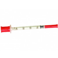 Шприц инсулиновый 1мл U40 с интерг иглой 29G 0,33Х12,7 SFM N100 (534251)