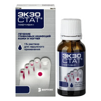 Экзостат раствор для наружного применения 1% 12мл