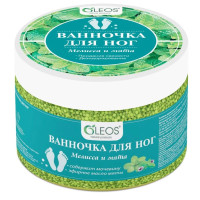 Ванночка для ног Мелисса и мята 220г Олеос