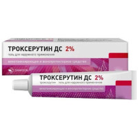 Троксерутин ДС гель для наружного применения 2% 30г