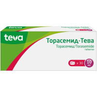 Торасемид-Тева таблетки 10мг N30