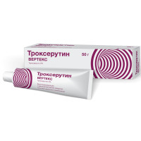 Троксерутин Вертекс гель для наружного применения 2% 50г