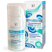 Новосвит Aquanti Крем увлажняющий 24 часа коллаген и гиалуроновая кислота 50мл