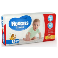 Хаггис подгузники classic 4/7-18кг N50