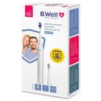 B.Well Зубная щетка звуковая электрическая PRO-850 белая