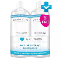 Dermedic Hydrain3 Hialuro Мицеллярная вода H2O 500мл х2 шт ДУОПАК