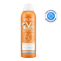 Vichy Капиталь Идеал Солей спрей-вуаль солнцезащитный Детский Анти-песок SPF50 200мл