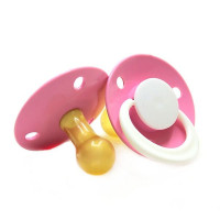 Будь здоров соска-пустышка латексная Солнышко с кольцом 1шт