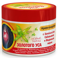 Новые тайны Золотого уса Крем-снадобье гель-снадобье при боли в суставах и отложении солей 300мл