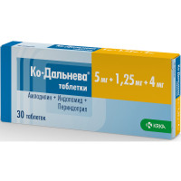 Ко-Дальнева таблетки 5мг+1,25мг+4мг №30