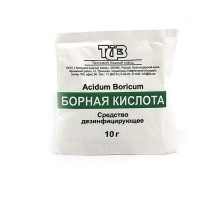 Борная кислота порошок 10г Троицкий йодный завод