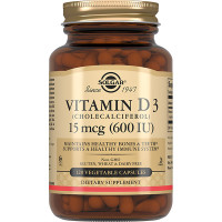 Солгар Витамин D3 600 МЕ капсулы N120