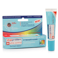 Стоп проблем Ультра контроль гель салициловый SOS от прыщей для локального применения  15 мл