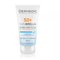 Dermedic Sunbrella Ультра-легкий флюид SPF 50+ для чувствительной кожи с хрупкими капилярами 40мл