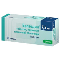 Бравадин таблетки 7,5мг N28