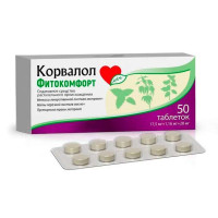Корвалол Фитокомфорт таблетки N50 Фармстандарт