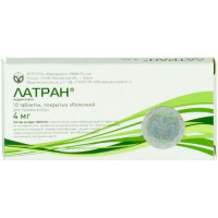 Латран таблетки п/о 4мг N10