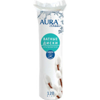Аура Classic Ватные диски 120шт