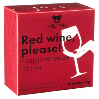 Holly Polly Патчи гидрогелевые Red Wine, Please с Гиалуроновой Кислотой и экстрактом Красного Вина 60шт