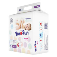 YokoSun Подгузники детские размер М 5-10кг №22