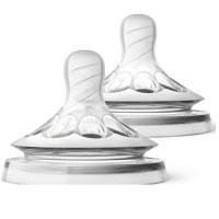 Авент Соска силиконовая Natural для новорожденых 0мес+ 2шт SCF041/27