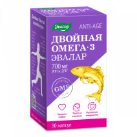 Двойная Омега-3 Эвалар 700мг капсулы N30