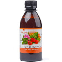 Шиповника сироп с листьями облепихи и земляники 200мл Алтай Селигор