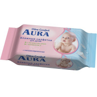 Аура Влажные салфетки для детей Ultra Comfort 60шт