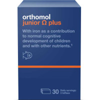 Orthomol (Ортомоль) Джуниор Омега плюс жевательные ириски №30