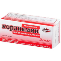 Кордиамин капли для приема внутрь 250мг/мл 25мл Технопарк-Центр