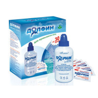 Долфин устройство для промывания носа для взрослых 240мл+ср-во 2г N30