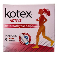 Тампоны Котекс супер Active N8