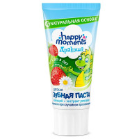 Дракоша Зубная паста детская гелевая Клубника 60мл