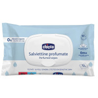 Chicco Салфетки влажные очищающие N72 с клапаном