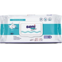 Сени care салфетки влажные с витамином Е N80