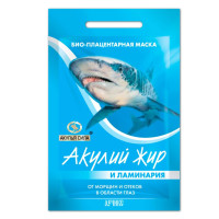 Акулий жир и ламинария маска плацентарная от мощин вокруг глаз саше№1