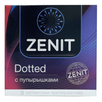 Zenit Презервативы мужские латексные Dotted с точками №3