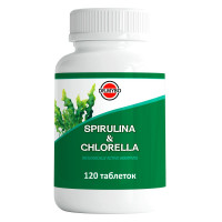Dr Mybo Спирулина + Хлорелла таблетки 0,5г N120
