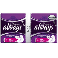 Прокладки Always платинум ультра нормал плюс N16