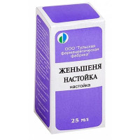Женьшеня настойка 25мл Тульская ф-ф