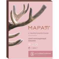 Марал Сухой тонизирующий напиток с пантогематогеном порошок 300г