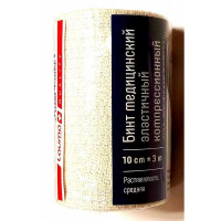 Бинт эластичный медицинский компрессионный СР 10см х 3м Балтик Медикал