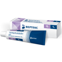 Тербинафин крем для наружного  применения 1% 15г Вертекс