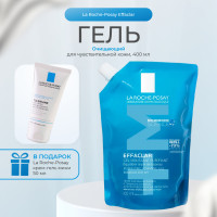 La Roche Posay Эфаклар Гель очищающий пенящийся 400мл рефил