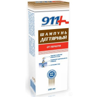 911 шампунь дегтярный при себорее-псориазе-перхоти 150мл